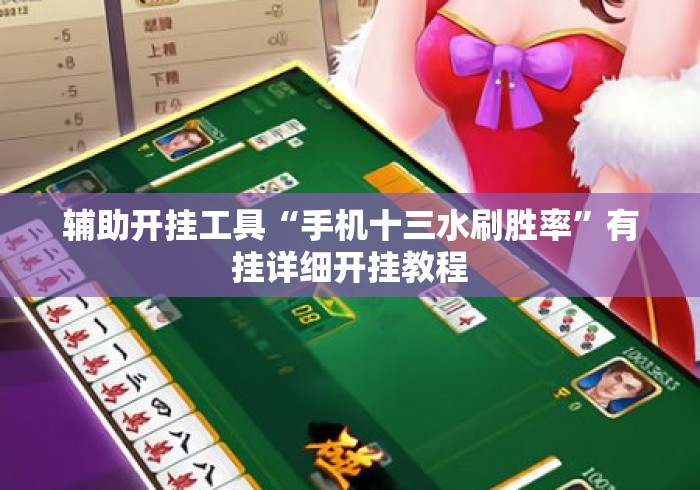辅助开挂工具“手机十三水刷胜率	”有挂详细开挂教程