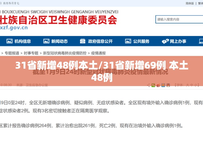 31省新增48例本土/31省新增69例 本土48例 31省新增48例本土/31省新增69例 本土48例