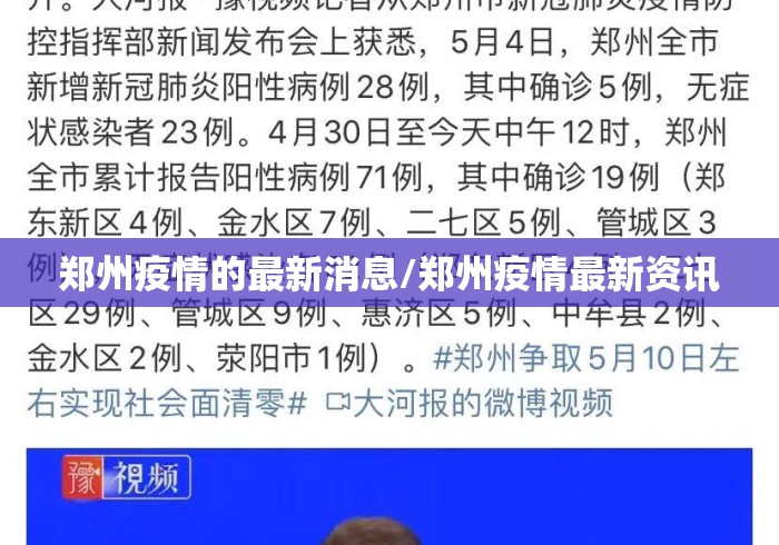 郑州疫情的最新消息/郑州疫情最新资讯 郑州疫情的最新消息/郑州疫情最新资讯