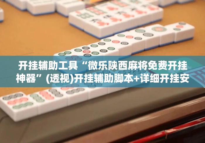 开挂辅助工具“微乐陕西麻将免费开挂神器”(透视)开挂辅助脚本+详细开挂安装教程