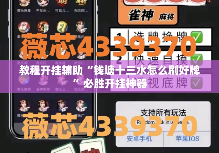 教程开挂辅助“钱塘十三水怎么刷好牌	”必胜开挂神器