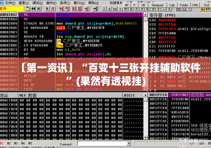 【第一资讯】“百变十三张开挂辅助软件”(果然有透视挂)