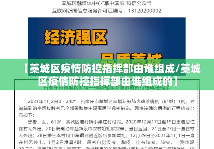 【藁城区疫情防控指挥部由谁组成/藁城区疫情防控指挥部由谁组成的】