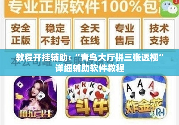 教程开挂辅助:“青鸟大厅拼三张透视”详细辅助软件教程