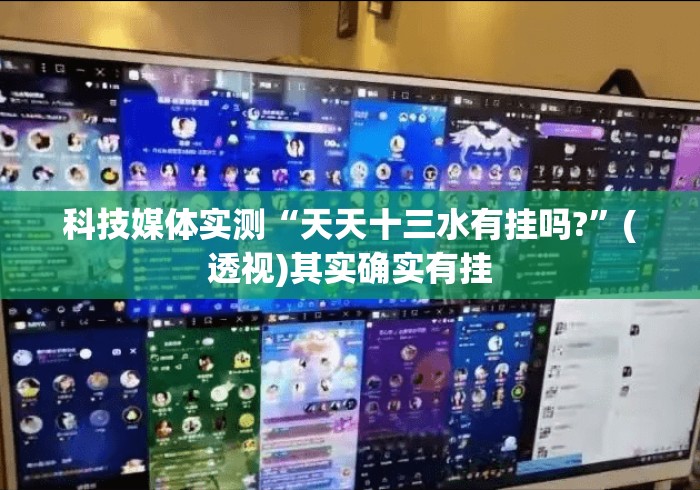 科技媒体实测“天天十三水有挂吗?”(透视)其实确实有挂
