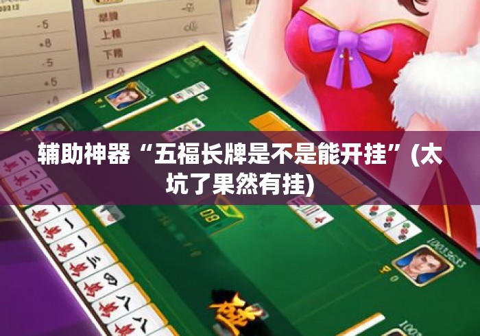 辅助神器“五福长牌是不是能开挂	”(太坑了果然有挂)