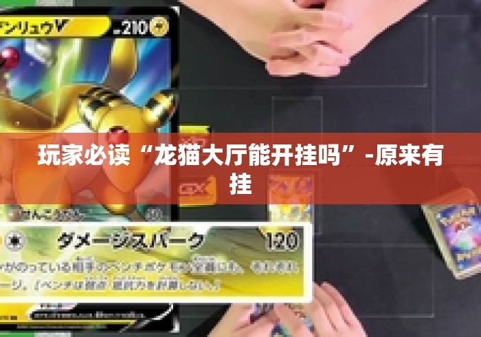 玩家必读“龙猫大厅能开挂吗”-原来有挂