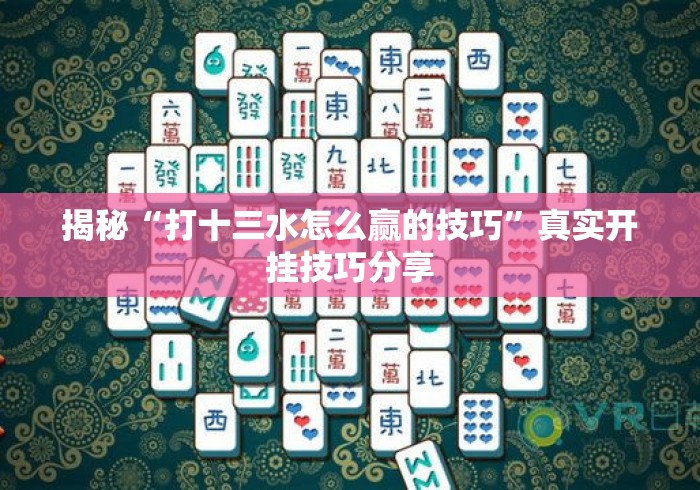 揭秘“打十三水怎么赢的技巧”真实开挂技巧分享