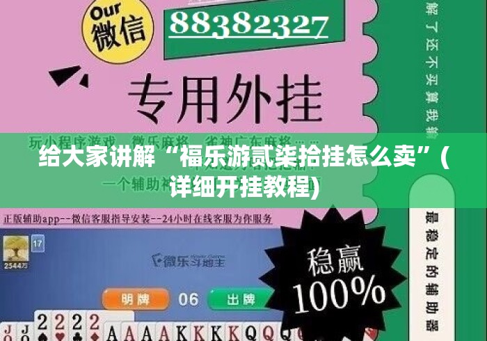 给大家讲解“福乐游贰柒拾挂怎么卖”(详细开挂教程)