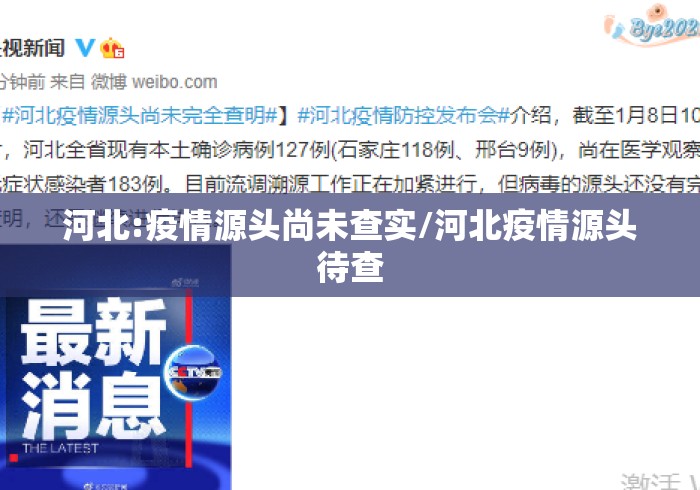 河北:疫情源头尚未查实/河北疫情源头待查 河北:疫情源头尚未查实/河北疫情源头待查