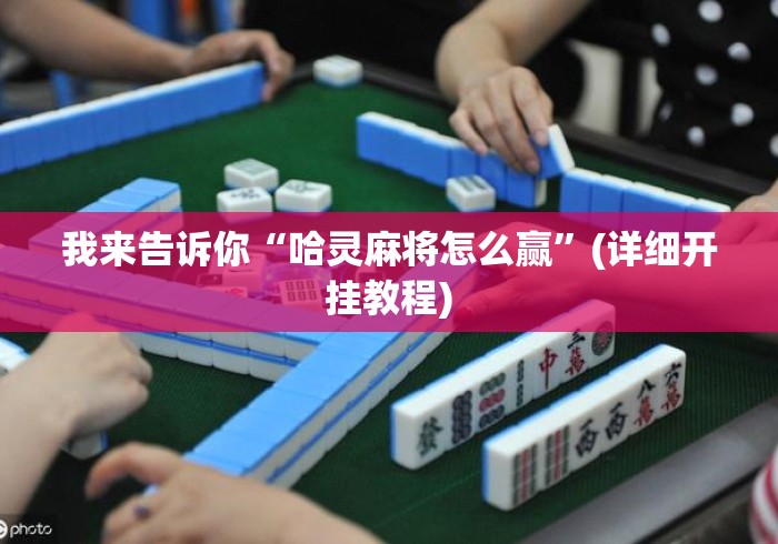 我来告诉你“哈灵麻将怎么赢”(详细开挂教程)