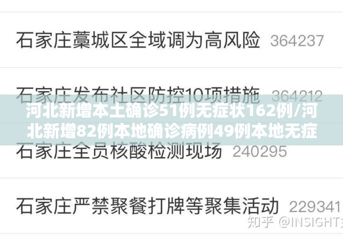 河北新增本土确诊51例无症状162例/河北新增82例本地确诊病例49例本地无症状感染者