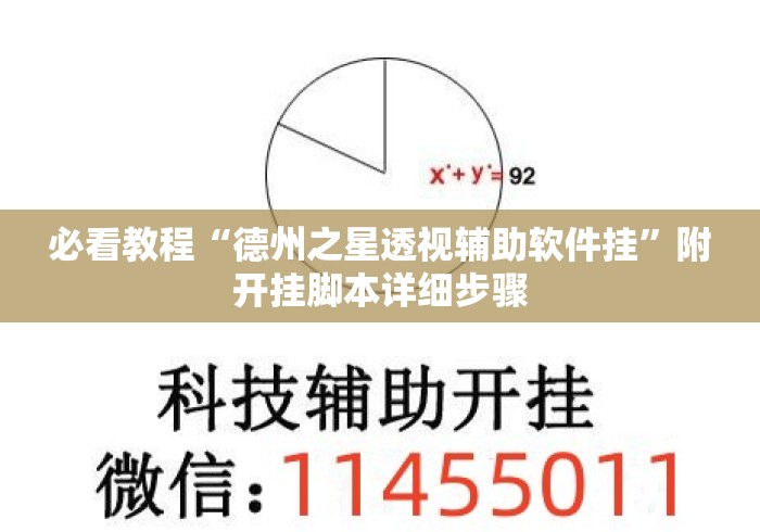 必看教程“德州之星透视辅助软件挂	”附开挂脚本详细步骤