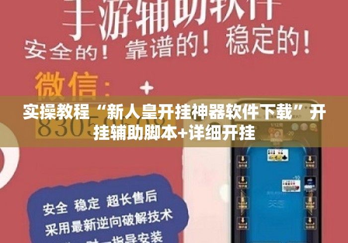 实操教程“新人皇开挂神器软件下载	”开挂辅助脚本+详细开挂