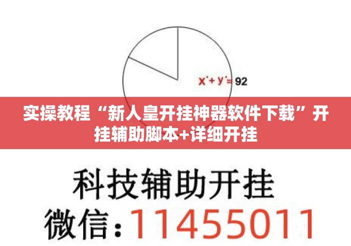 实操教程“新人皇开挂神器软件下载”开挂辅助脚本+详细开挂
