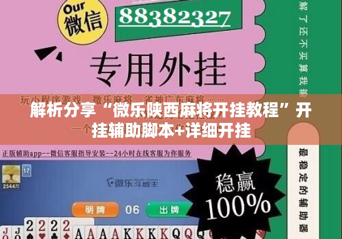 解析分享“微乐陕西麻将开挂教程”开挂辅助脚本+详细开挂