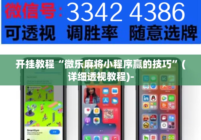 开挂教程“微乐麻将小程序赢的技巧”(详细透视教程)-