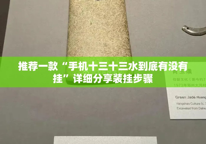 推荐一款“手机十三十三水到底有没有挂”详细分享装挂步骤