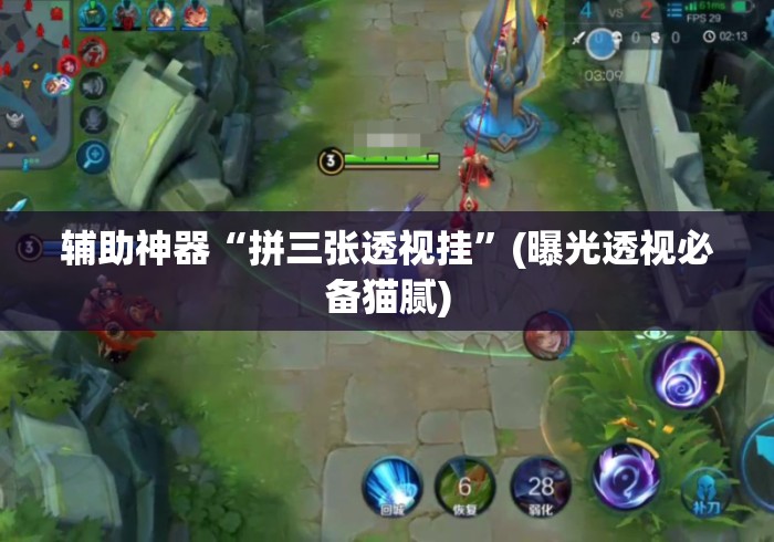 辅助神器“拼三张透视挂”(曝光透视必备猫腻)