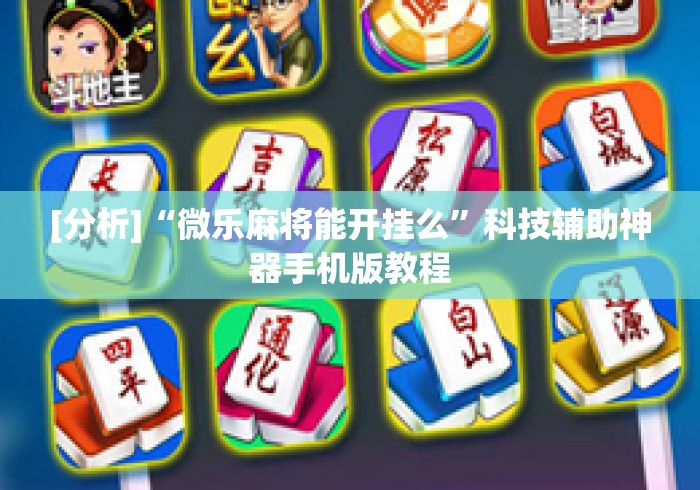 [分析]“微乐麻将能开挂么”科技辅助神器手机版教程