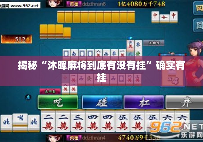 揭秘“沐晖麻将到底有没有挂”确实有挂