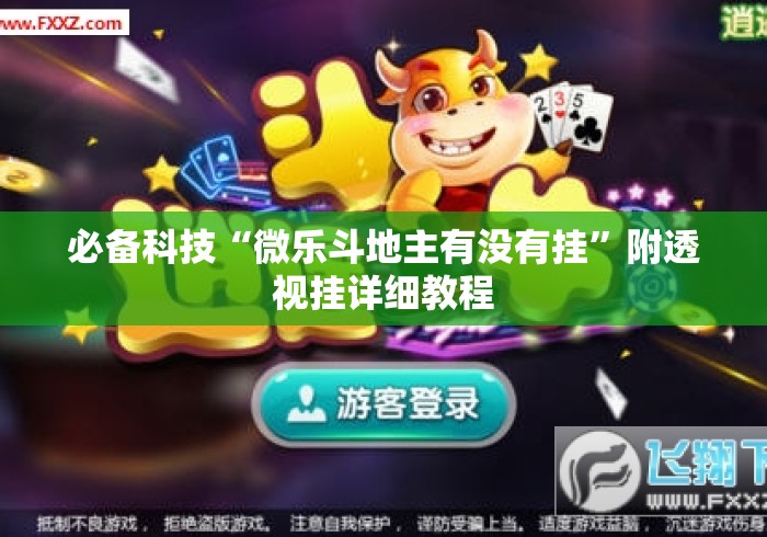 必备科技“微乐斗地主有没有挂”附透视挂详细教程