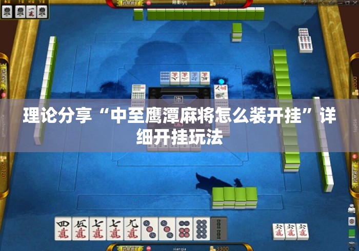 理论分享“中至鹰潭麻将怎么装开挂	”详细开挂玩法