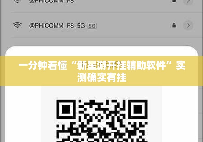 一分钟看懂“新星游开挂辅助软件”实测确实有挂