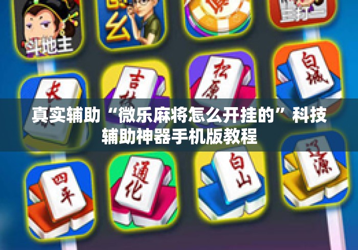 真实辅助“微乐麻将怎么开挂的”科技辅助神器手机版教程