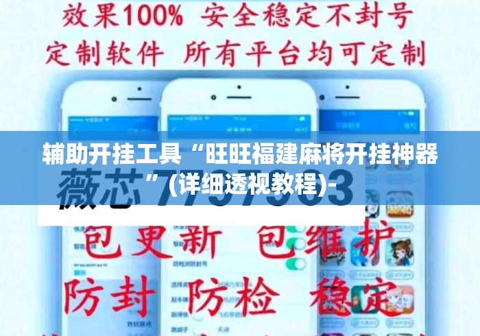 辅助开挂工具“旺旺福建麻将开挂神器”(详细透视教程)-