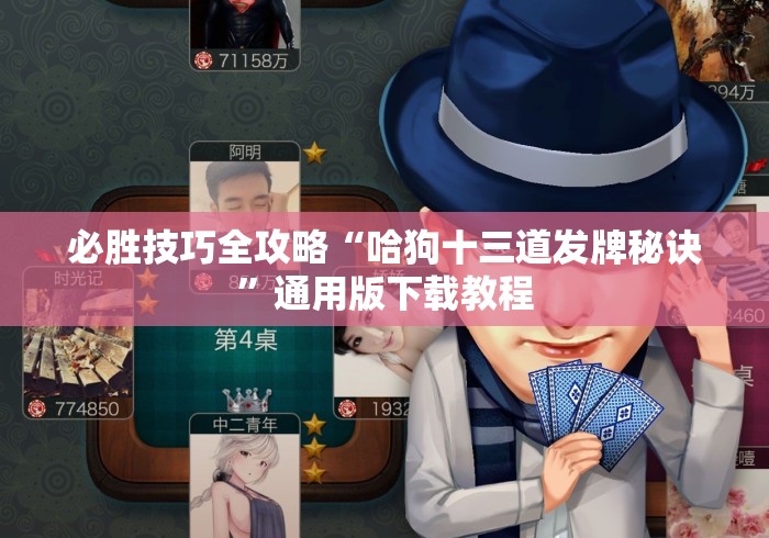 必胜技巧全攻略“哈狗十三道发牌秘诀	”通用版下载教程