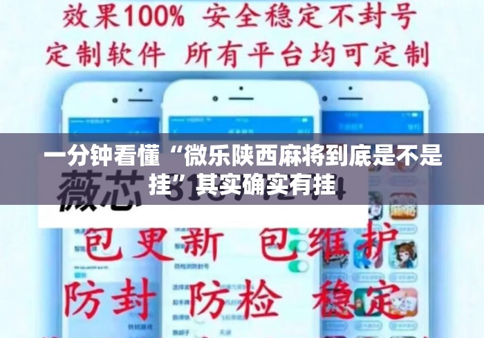 一分钟看懂“微乐陕西麻将到底是不是挂	”其实确实有挂