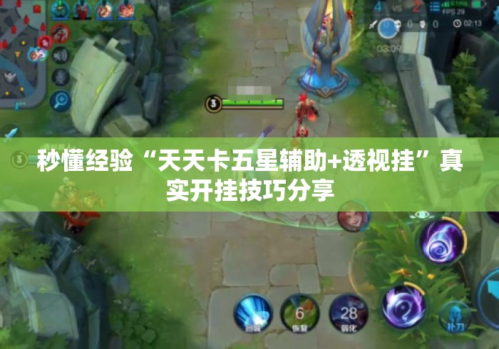 秒懂经验“天天卡五星辅助+透视挂”真实开挂技巧分享