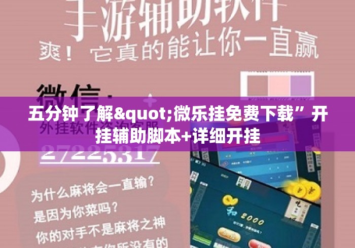 五分钟了解"微乐挂免费下载”开挂辅助脚本+详细开挂