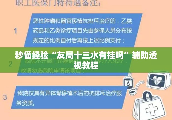 秒懂经验“友局十三水有挂吗”辅助透视教程