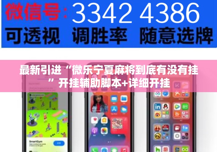 最新引进“微乐宁夏麻将到底有没有挂	”开挂辅助脚本+详细开挂