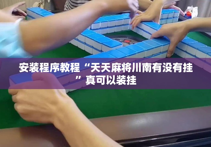 安装程序教程“天天麻将川南有没有挂”真可以装挂