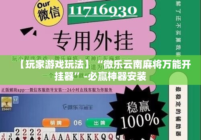 【玩家游戏玩法】“微乐云南麻将万能开挂器”-必赢神器安装