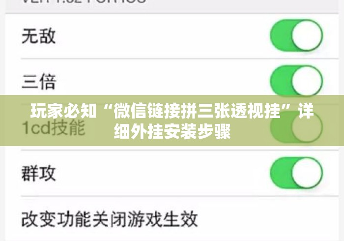 玩家必知“微信链接拼三张透视挂”详细外挂安装步骤