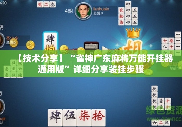 【技术分享】“雀神广东麻将万能开挂器通用版	”详细分享装挂步骤