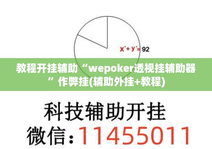 教程开挂辅助“wepoker透视挂辅助器	”作弊挂(辅助外挂+教程)