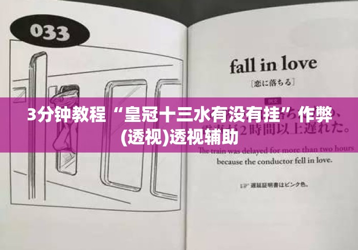 3分钟教程“皇冠十三水有没有挂”作弊(透视)透视辅助