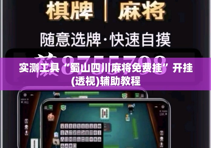 实测工具“蜀山四川麻将免费挂”开挂(透视)辅助教程