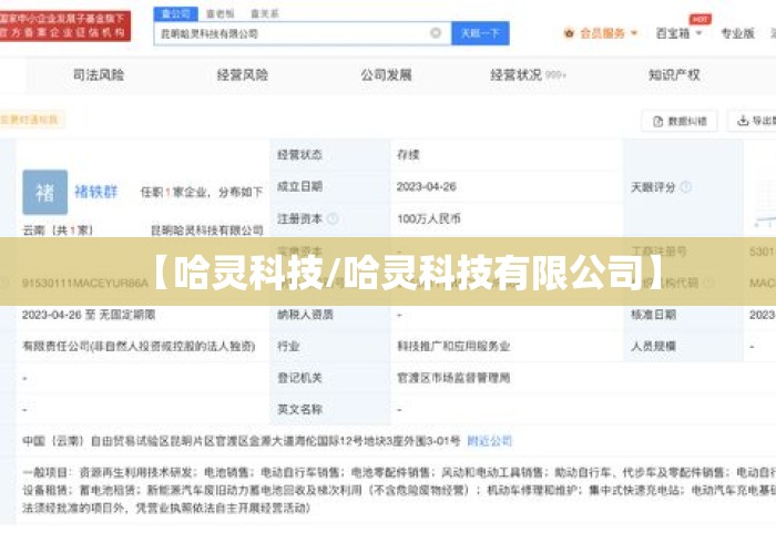 【哈灵科技/哈灵科技有限公司】