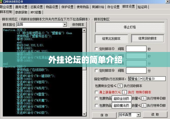 外挂论坛的简单介绍