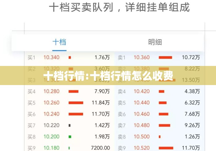 十档行情:十档行情怎么收费