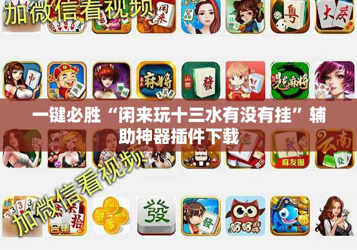 一键必胜“闲来玩十三水有没有挂”辅助神器插件下载