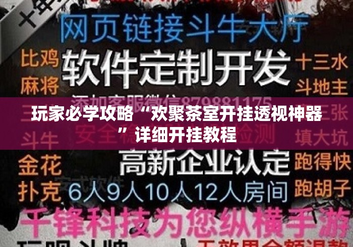 玩家必学攻略“欢聚茶室开挂透视神器	”详细开挂教程