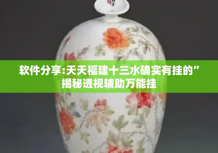 软件分享:天天福建十三水确实有挂的	”揭秘透视辅助万能挂
