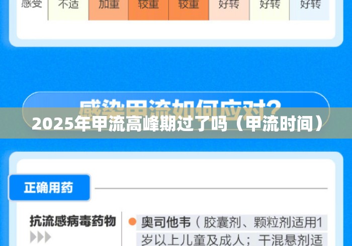 2025年甲流高峰期过了吗（甲流时间）